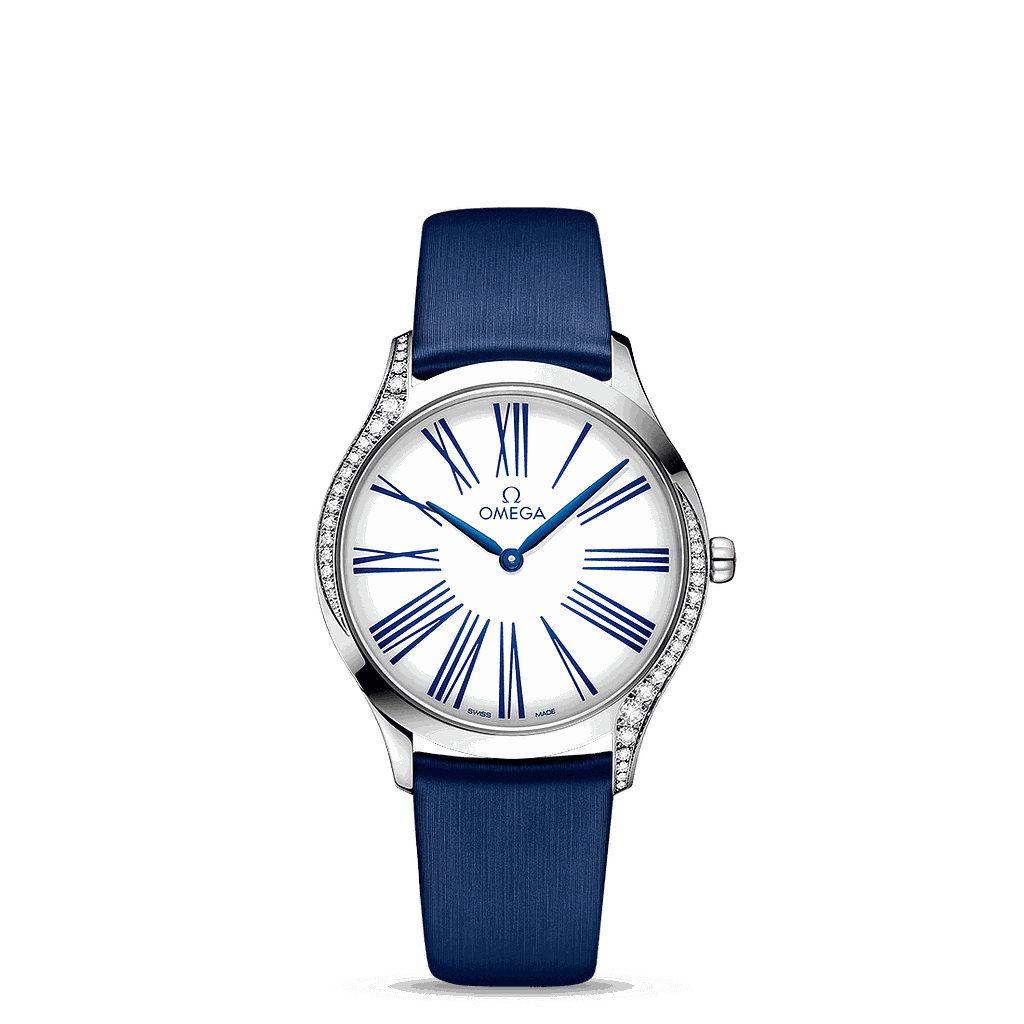 De Ville Trésor Quartz 36 mm Acero con Pulsera de tela  428.17.36.60.04.001